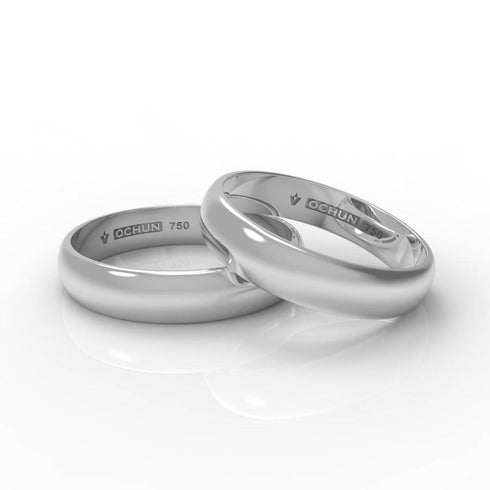 Uzziel Quad - Anillos De Matrimonio Oro 18K - Ochun Joyeros - Ochun Joyeros